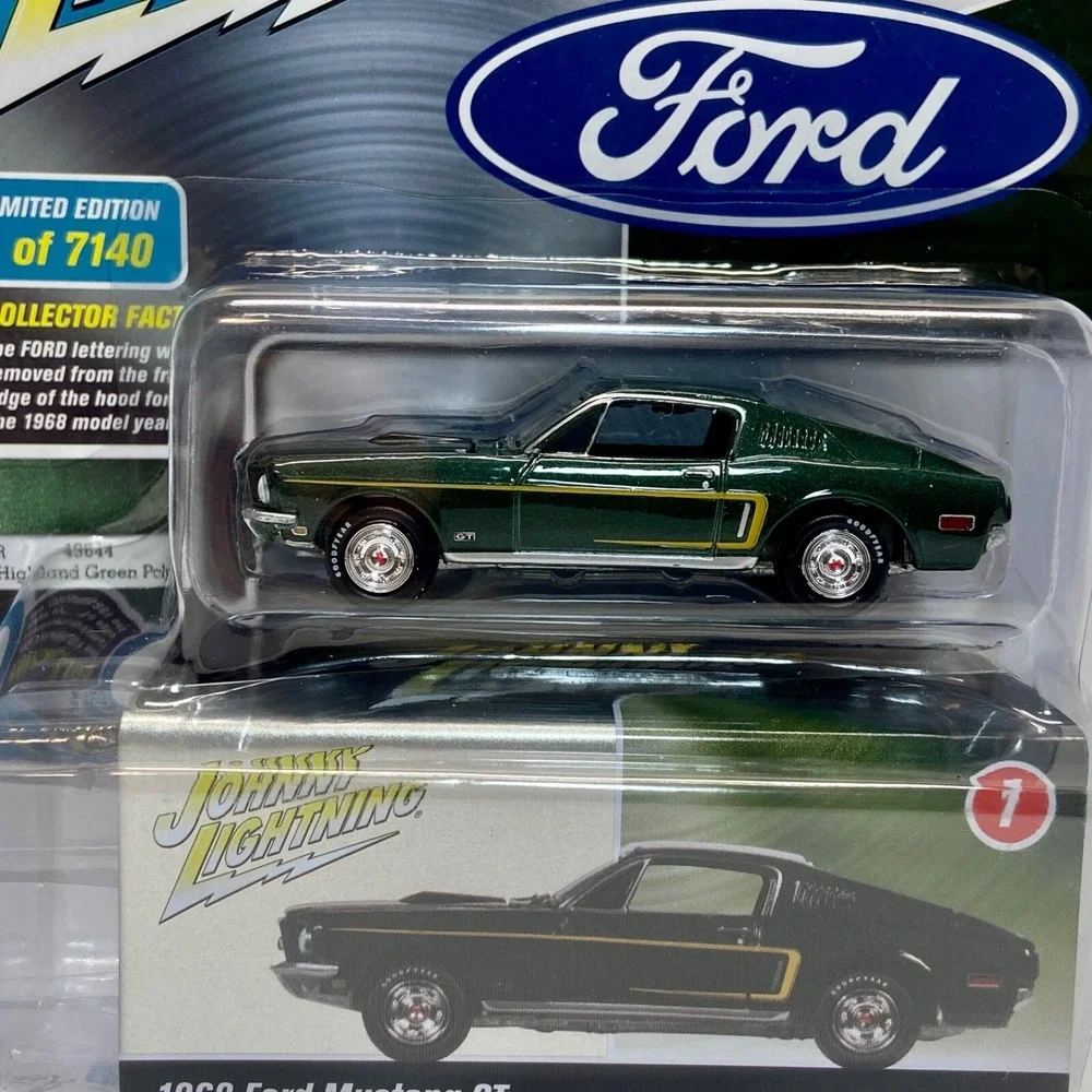 Johnny Lightning 1968‎ Ford Mustang GT Version B Release 3 Green 1:64 NIP 2022